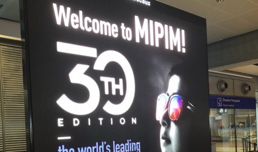 MIPIM board at Nice airport